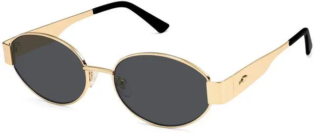Main image of Retro Oval Sunglasses for Women Trendy Classic 80s 90s Shades SJ1256
