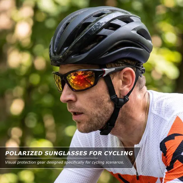 Alt view image 3 of 7 - Sports Polarized Sunglasses For Men UV400 Protection