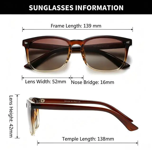 Alt view image 5 of 7 - Polarized Sunglasses for Women Classic Retro Style UV400 Protection
