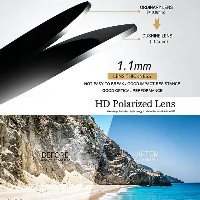 Alt view image 6 of 7 - Polarized Sunglasses for Women Classic Retro Style UV400 Protection