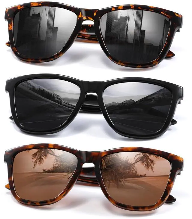 Main image of Polarized Sunglasses Womens Trendy Classic Retro Womens Sunglasses Men Driving Sun Glasses UV Protection
