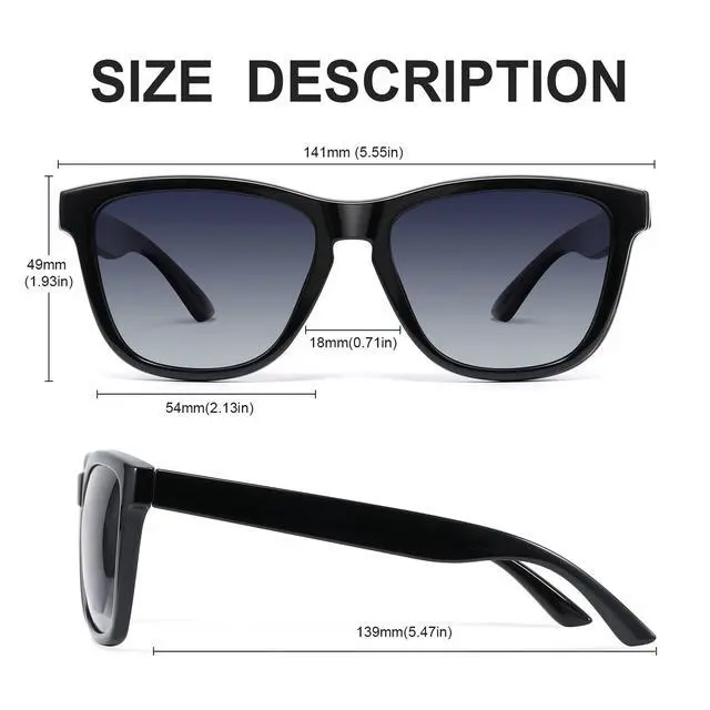 Alt view image 4 of 7 - Polarized Sunglasses Womens Trendy Classic Retro Womens Sunglasses Men Driving Sun Glasses UV Protection