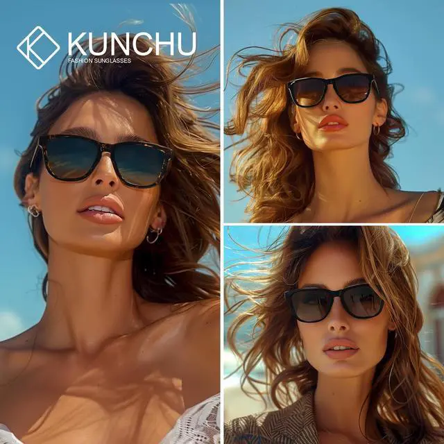 Alt view image 6 of 7 - Polarized Sunglasses Womens Trendy Classic Retro Womens Sunglasses Men Driving Sun Glasses UV Protection