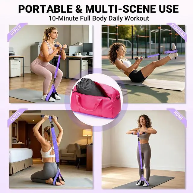 Alt view image 5 of 7 - Pedal Resistance Bands with Handles, Adjustable Resistance Bands, Max 90Lbs