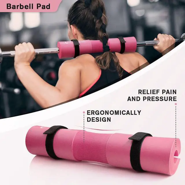 Alt view image 4 of 7 - 7PCS Barbell Squat Pad Set, Hip Thrust & Lunges