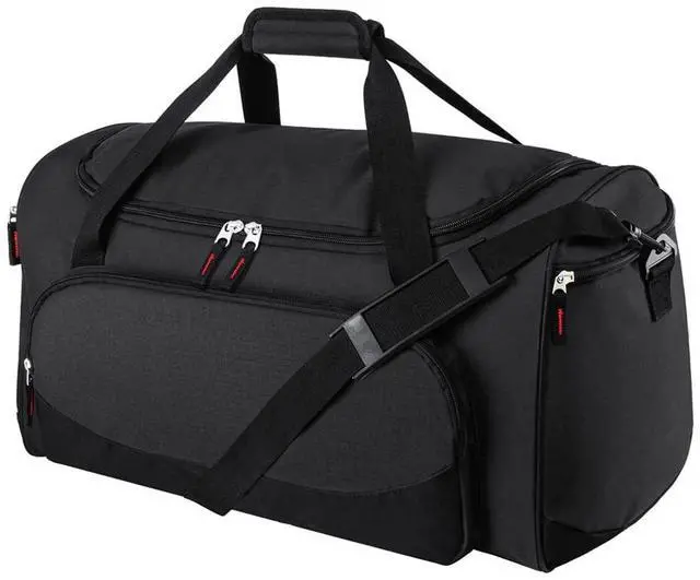 Main image of Gym Bag for Men & Women - 50L Large Duffle Bag for Travel, Black