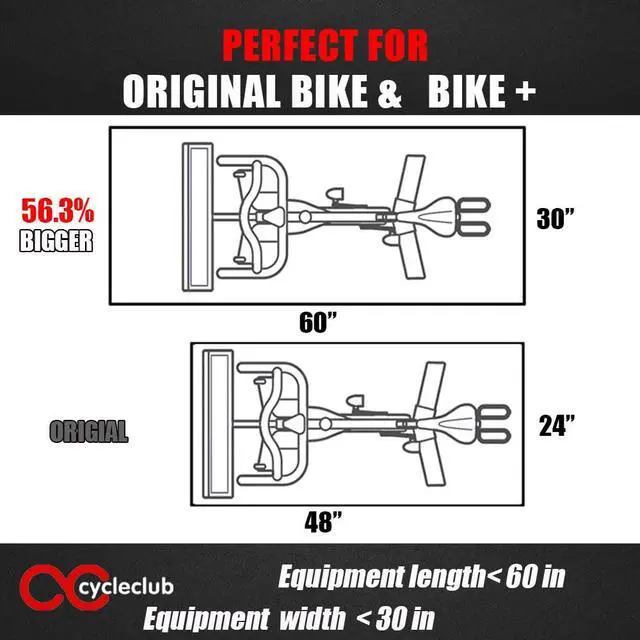 Alt view image 4 of 7 - Exercise Bike Mat - 6mm Thick Under Bike Trainer Mat for Stationary Indoor Spin Bikes, Hardwood Floor Carpet - Black Gym Equipment Mat