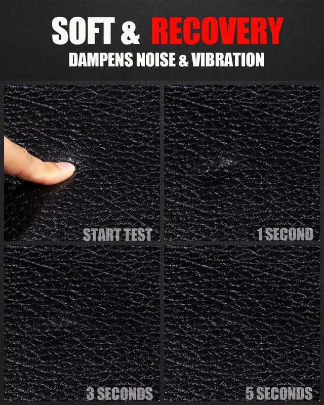 Alt view image 7 of 7 - Exercise Bike Mat - 6mm Thick Under Bike Trainer Mat for Stationary Indoor Spin Bikes, Hardwood Floor Carpet - Black Gym Equipment Mat