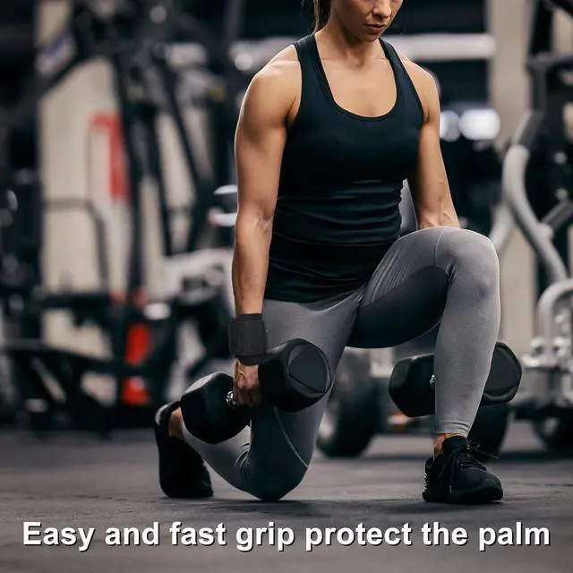 Alt view image 7 of 7 - Lifting Hooks for Weight Lifting: Weightlifting Hooks Wrist Straps Hand Grip Support for Deadlift Weightlifting Gym Gloves for Men & Women (Black)
