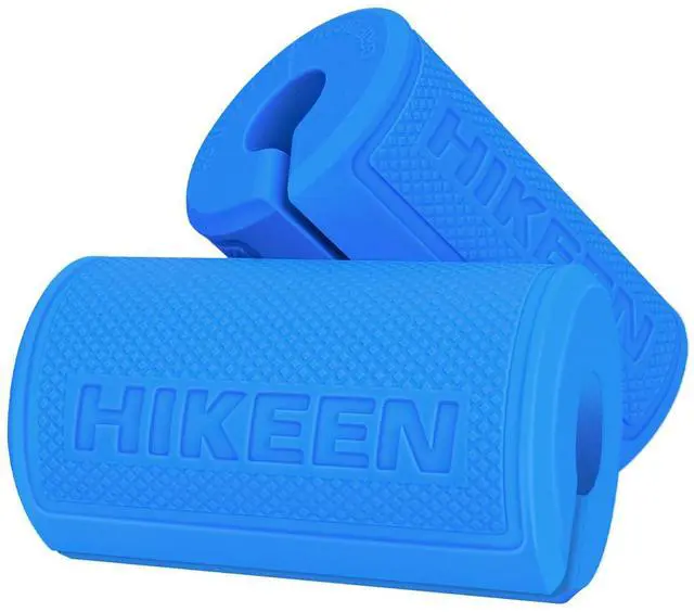 Main image of Thick Bar Dumbbell Grips, Non Slip Hard Rubber Barbell Grips for Weight Lifting, Muscle Building - 2.75" Outer Diameter