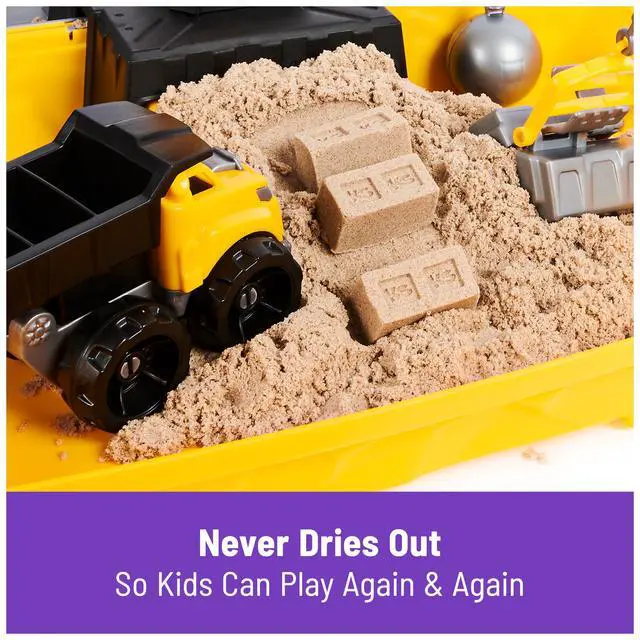 Alt view image 7 of 7 - Construction Site, Moldable Play Sand Sensory Toys, Ages 3+