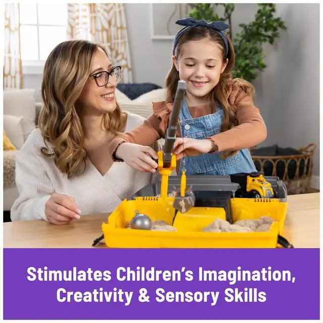 Alt view image 6 of 7 - Construction Site, Moldable Play Sand Sensory Toys, Ages 3+