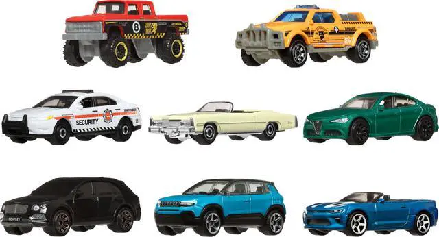 Alt view image 4 of 6 - 8-Pack Die-Cast Vehicles with 1 Exclusive (Styles May Vary)