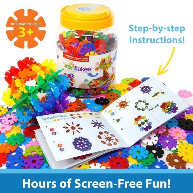 Alt view image 2 of 7 - 500 Piece Set, Ages 3+, Interlocking Plastic Disc Toy for Creative Building, Educational STEM Learning, Construction Block Play for Kids, Teens, Adults, Boys, and Girls