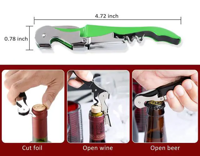 Alt view image 2 of 6 - 12 Pack Wine Opener,Waiter Corkscrew Wine Key for Servers12 Color