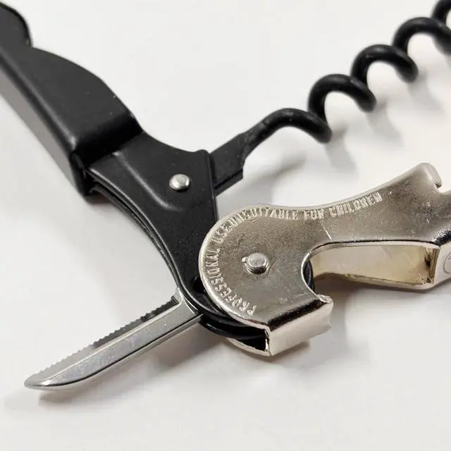 Alt view image 2 of 5 - Professional DoubleHinged Waiters Corkscrew (Classic 500) Luxury SommelierGrade Wine Opener with Signature Pulltaps Logo & Precision Foil Cutter