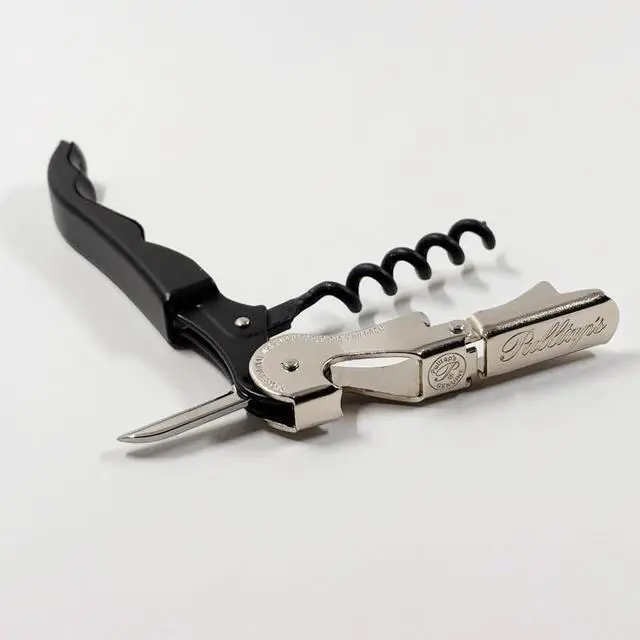 Alt view image 4 of 5 - Professional DoubleHinged Waiters Corkscrew (Classic 500) Luxury SommelierGrade Wine Opener with Signature Pulltaps Logo & Precision Foil Cutter