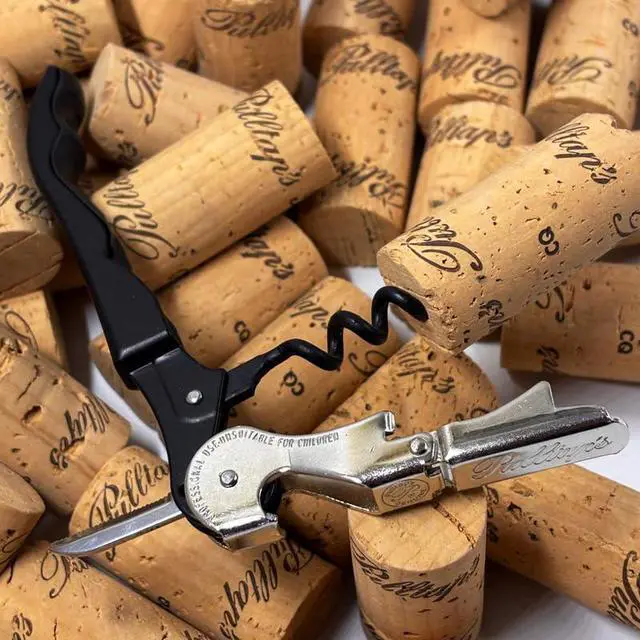 Alt view image 5 of 5 - Professional DoubleHinged Waiters Corkscrew (Classic 500) Luxury SommelierGrade Wine Opener with Signature Pulltaps Logo & Precision Foil Cutter