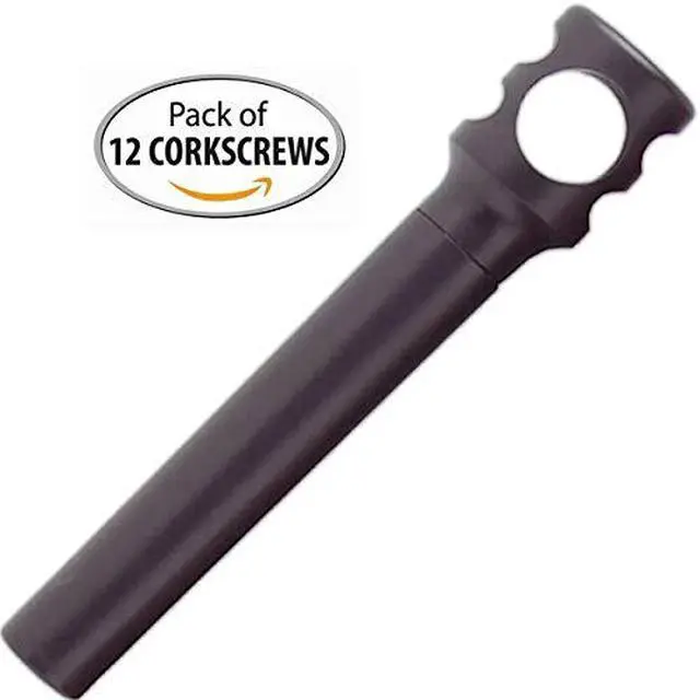 Alt view image 2 of 4 - Hand-Held T-Shaped Mini Pocket Corkscrew - Box of 12 (Black)
