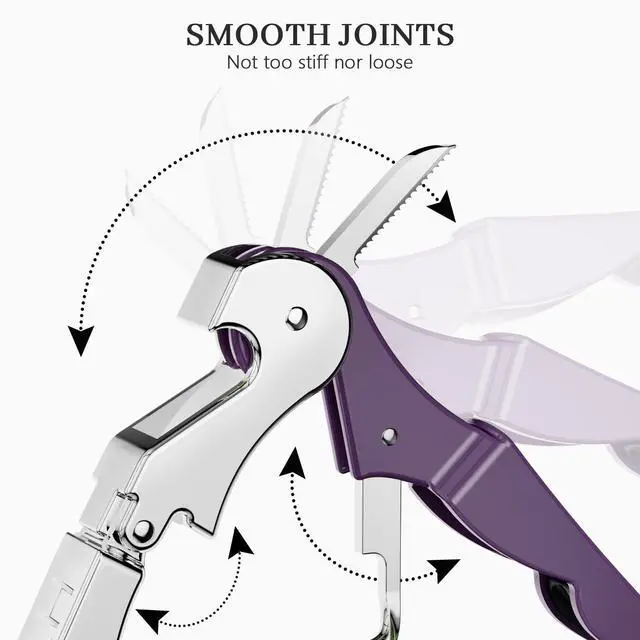 Alt view image 3 of 7 - 2-Pack Wine Opener, Waiter Corkscrew Wine Key for Server, Plum