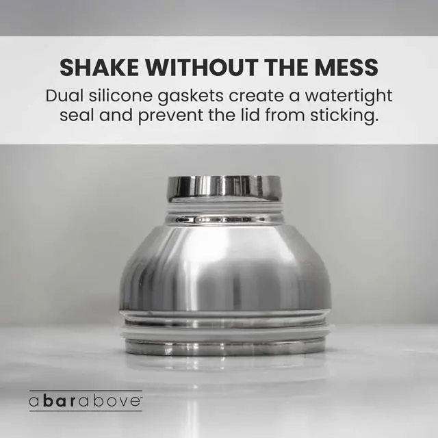 Alt view image 5 of 7 - All in One Cocktail Shaker, Cobbler Style Shaker, 24 oz