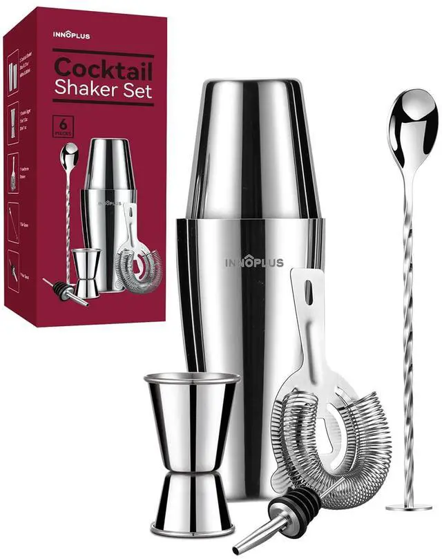 Main image of Cocktail Shaker,Cocktail Shaker Set 6 Pcs,27OZ Drink Shaker