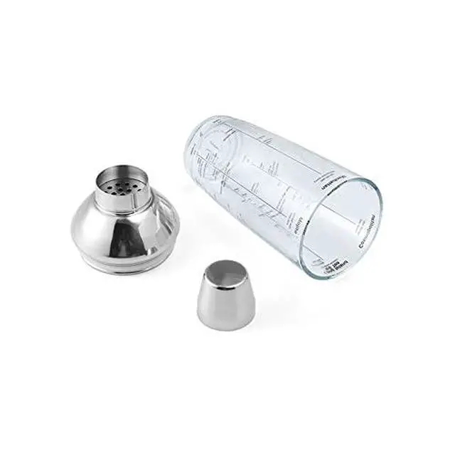 Alt view image 3 of 6 - 24oz Glass Cocktail Shaker, Includes Six Recipes
