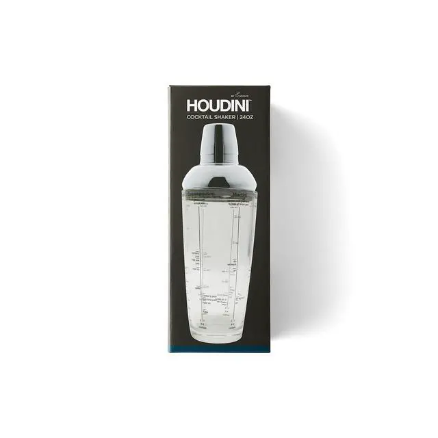 Alt view image 6 of 6 - 24oz Glass Cocktail Shaker, Includes Six Recipes