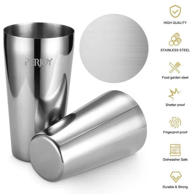 Alt view image 4 of 6 - Cocktail Shaker Set, 16 Piece Bartender Kit, Cocktail Shaker, Stainless Steel Bar Set Accessories, Coktail Set, Boston Shaker, Drink Mixer Shaker, Bartending Bar Tools with Muddler Spoon Jigger