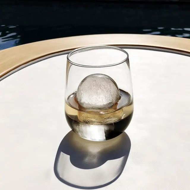 Alt view image 7 of 7 - Ball Ice Cube Tray and Big Cube Molds for Whiskey, Slow Melting Set