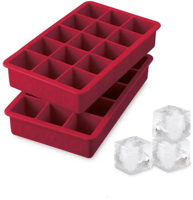Main image of Trays Ice Cube Cayenne Set Of 2