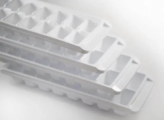 Alt view image 4 of 6 - Easy Release White Ice Cube Tray, 16 Cube Trays (Pack of 4) (4 Pack - 64 Cubes)