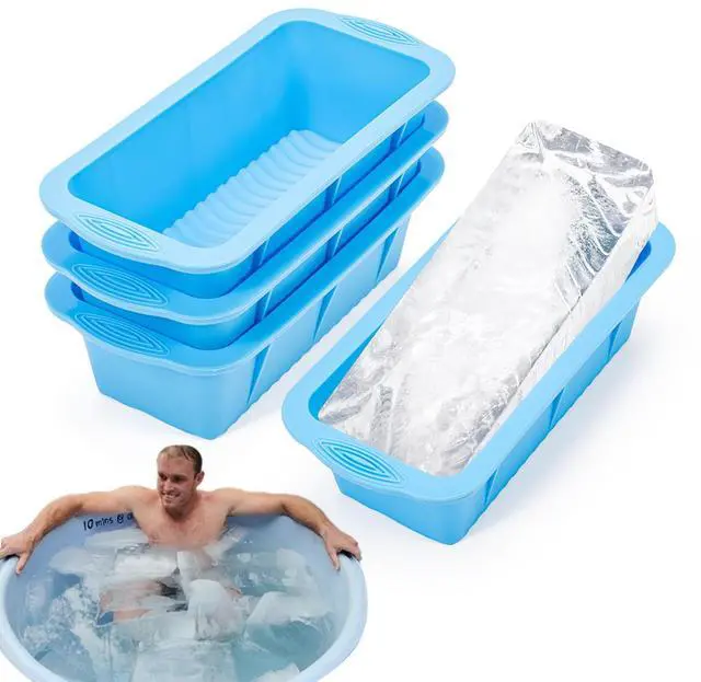 Main image of Extra Large Ice Block Mold, 4 Pack 9.4lb Big Ice Cube Molds
