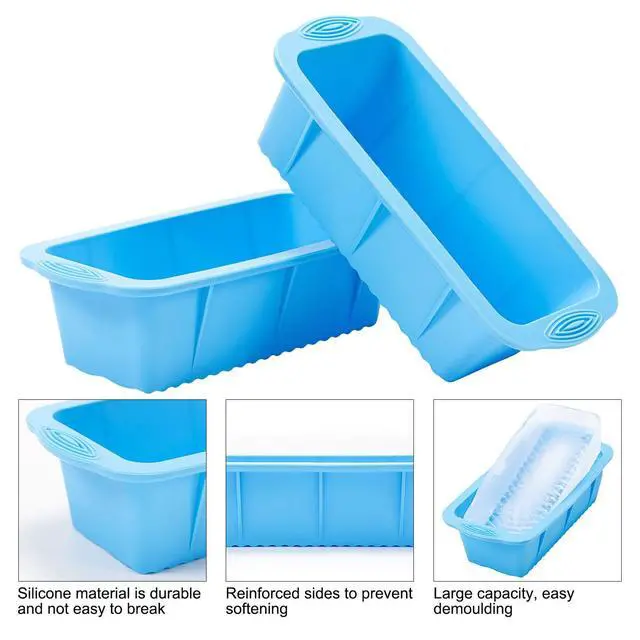 Alt view image 7 of 7 - Extra Large Ice Block Mold, 4 Pack 9.4lb Big Ice Cube Molds