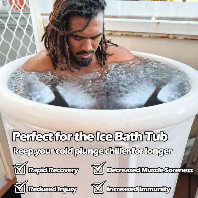 Alt view image 2 of 7 - Extra Large Ice Block Mold for Ice Bath,4 Pack 9.4Lbs