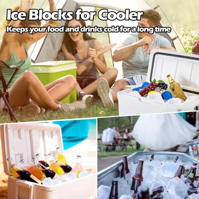 Alt view image 3 of 7 - Extra Large Ice Block Mold for Ice Bath,4 Pack 9.4Lbs