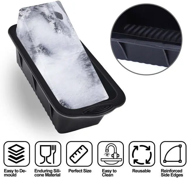 Alt view image 7 of 7 - Extra Large Ice Block Mold for Ice Bath,4 Pack 9.4Lbs