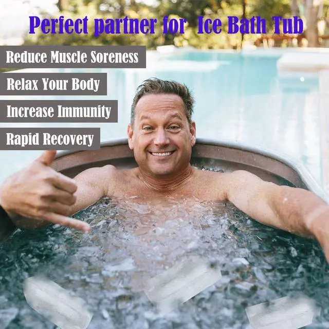 Alt view image 3 of 6 - 5Pcs Extra Large Ice Block Mold, Grey Silicone Ice Block Molds for Ice Bath Tub, Big Ice Cube Molds for Ice Bath, Ice Maker for Cold Plunge or Coolers, Ice Tray Accessories for Ice Bath Chiller