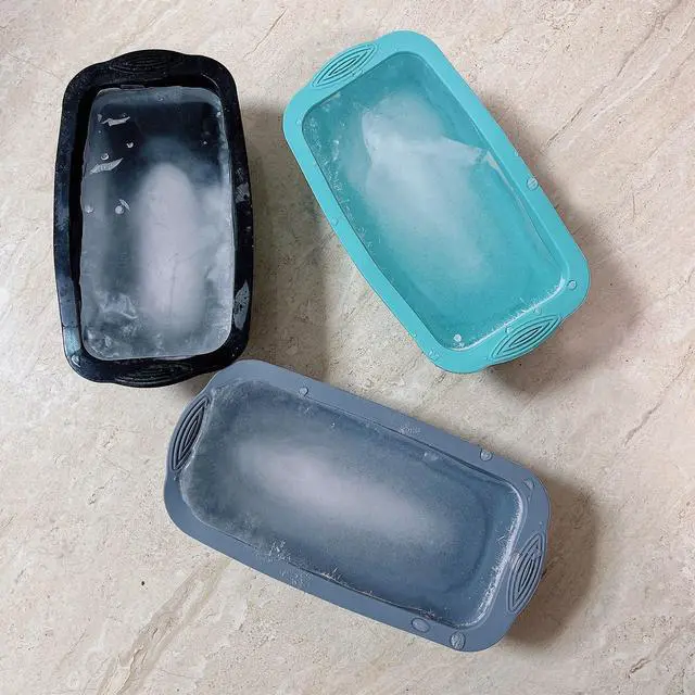 Alt view image 6 of 6 - 5Pcs Extra Large Ice Block Mold, Grey Silicone Ice Block Molds for Ice Bath Tub, Big Ice Cube Molds for Ice Bath, Ice Maker for Cold Plunge or Coolers, Ice Tray Accessories for Ice Bath Chiller