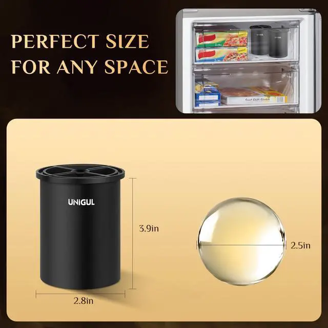 Alt view image 7 of 7 - Clear Ice Cube Maker, 2.5" Stainless Steel Crystal Clear Ice Ball Maker, Non-BPA Premium Silicone Ice Cube Molds for Whiskey & Cocktails, Easy-Release Sphere Ice Maker, Bourbon Gifts for Men (1 PACK)