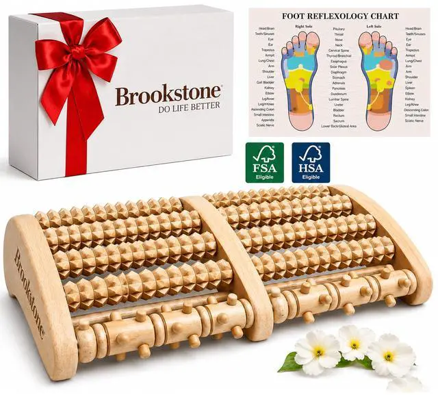 Main image of Foot Massager for Neuropathy & Plantar Fasciitis Relief - Wooden Foot Roller Massager, Neuropathy Pain Relief for Feet - Mom Gifts for Women Portable for Home or Travel