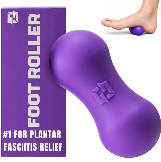 Main image of Foot Roller for Plantar Fasciitis Relief by Ground Force - Deep Tissue Silicone Foot Massager for Arch & Heel Pain, Neuropathy, Heel Spurs, Myofascial Release - Portable Recovery Tool