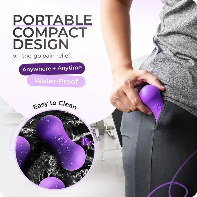 Alt view image 5 of 7 - Foot Roller for Plantar Fasciitis Relief by Ground Force - Deep Tissue Silicone Foot Massager for Arch & Heel Pain, Neuropathy, Heel Spurs, Myofascial Release - Portable Recovery Tool