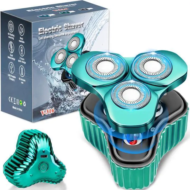 Main image of Mini Electric Razor for Men, Upgrade Mini Shaver, Pocket Size Portable Electric Shaver, USB Rechargeable, Waterproof, Easy to Use One-Button, Suitable for Home, Car, Travel, Gift for Men