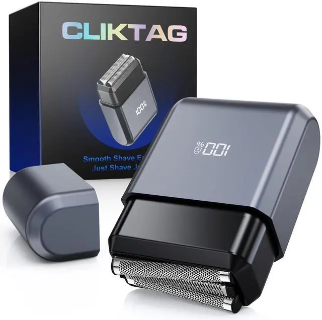 Main image of Electric Foil Shavers for Men,Mini Electric Razor for Face 3-Blades Wet&Dry