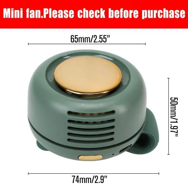 Alt view image 2 of 7 - Portable Waist Clip Fan, Silent Mini Bladeless Fan Clip On, Adjustable 3-Speed Suspended Whirlwind Cooler Fans Clip-on for Shirt and Waist, Outdoor & Travel & Office, Travel Accessories Gift