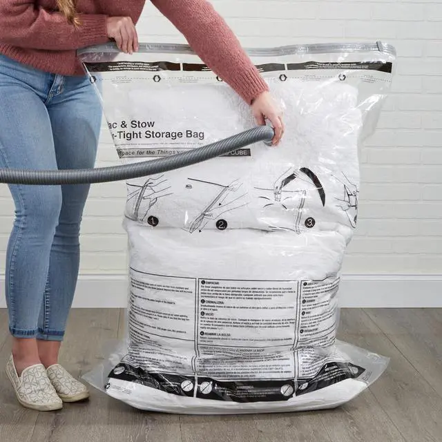Alt view image 5 of 7 - Air-Tight Jumbo Cube Vacuum Storage Bags