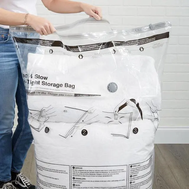 Alt view image 7 of 7 - Air-Tight Jumbo Cube Vacuum Storage Bags