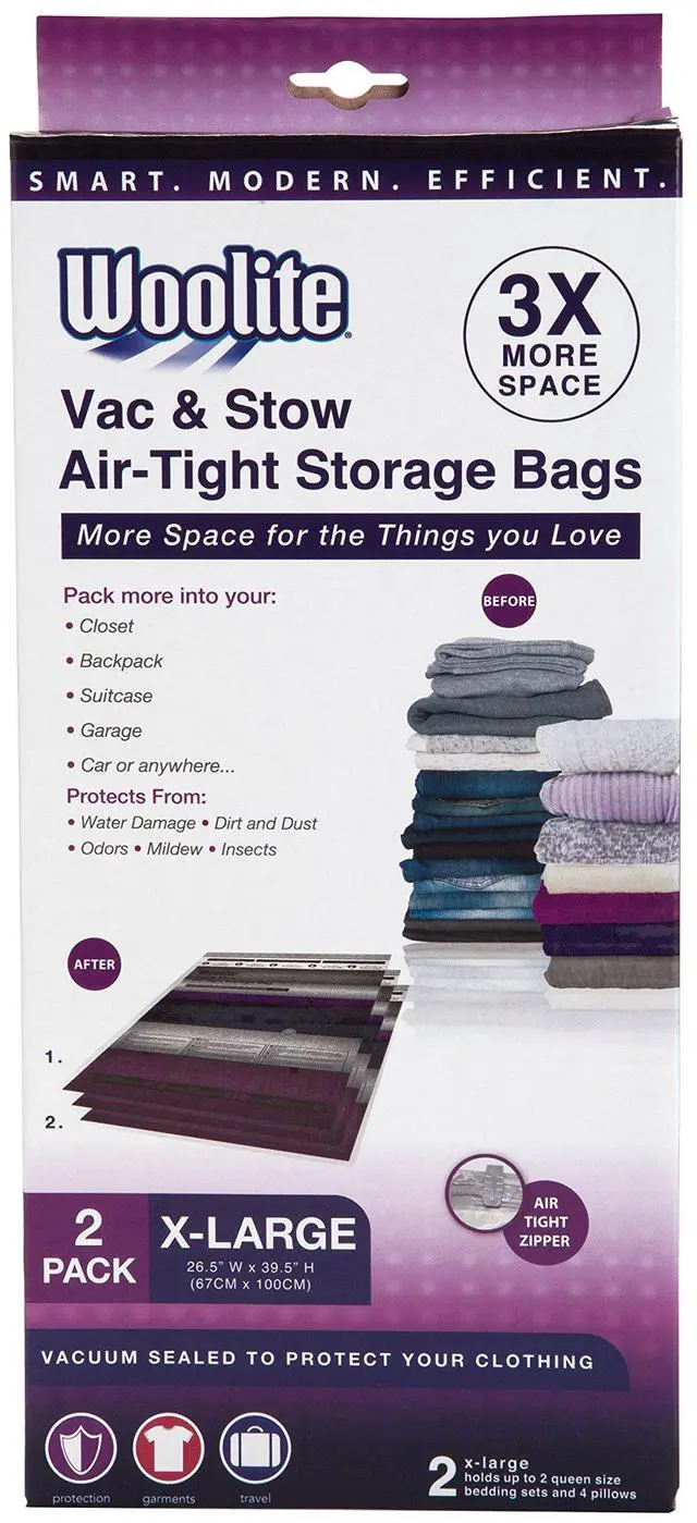 Main image of 2 Piece Air-Tight X-Large Vacuum Storage Bags