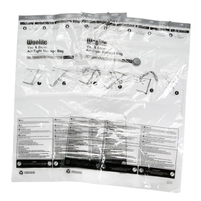 Alt view image 2 of 4 - 2 Piece Air-Tight X-Large Vacuum Storage Bags